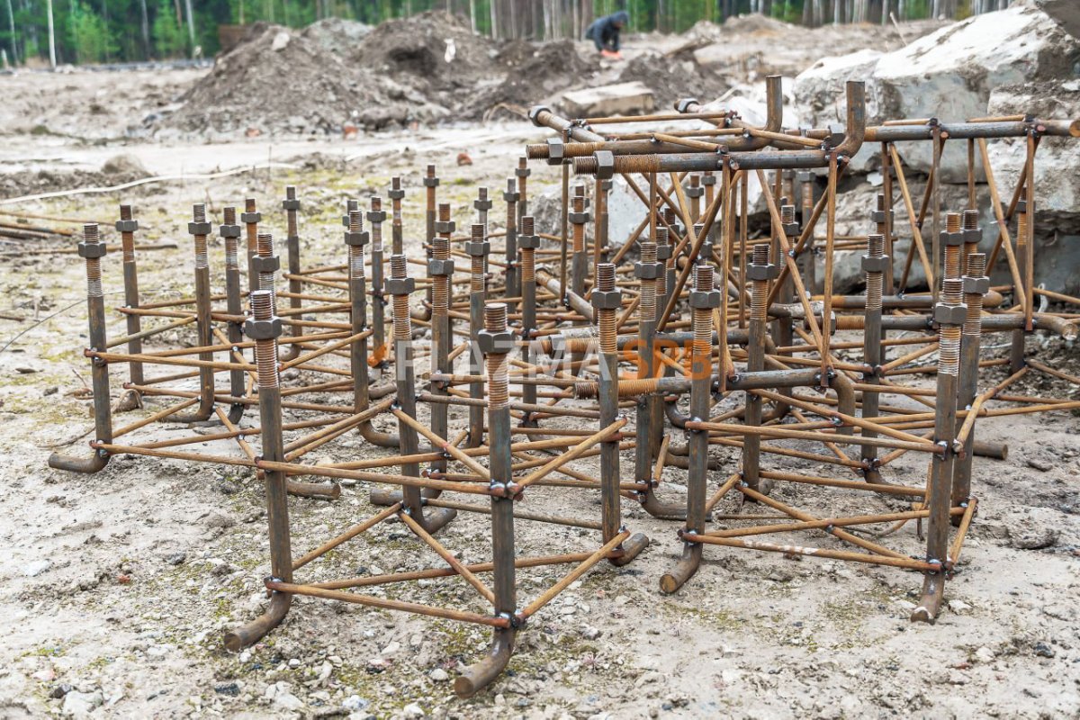 Свайно-ростверковый фундамент для ангара «под ключ» в посёлке Ковалёво